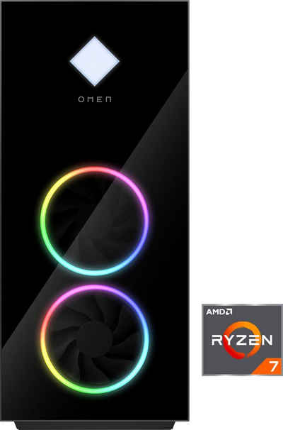 HP OMEN GT21-1011ng Gaming-PC (AMD Ryzen 7 7800X3D, NVIDIA® GeForce RTX™ 4070 12 GB, 32 GB RAM, 1000 GB SSD)
