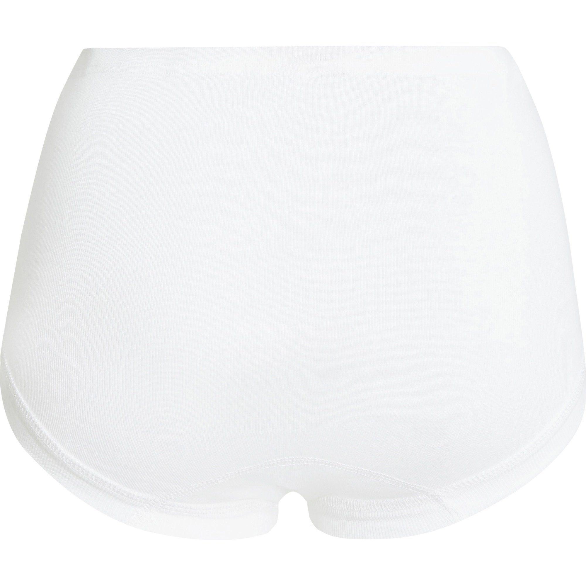 conta Slip Damen-Taillenslip 4er-Pack kochfest Feinripp Uni