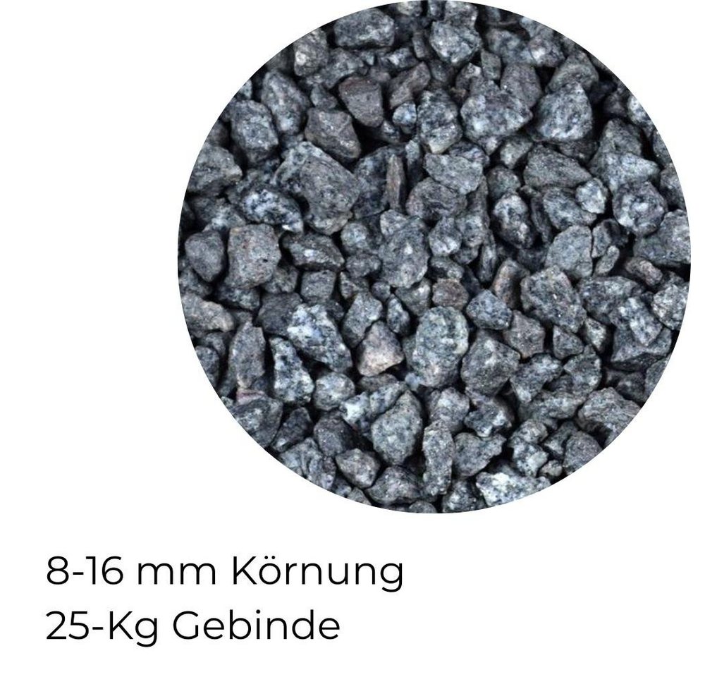 Thumbnail - GarPet Zierkies Kieselsteine Garten Zierkies Granit 25kg Grau Aquarium Kies Weg Splitt