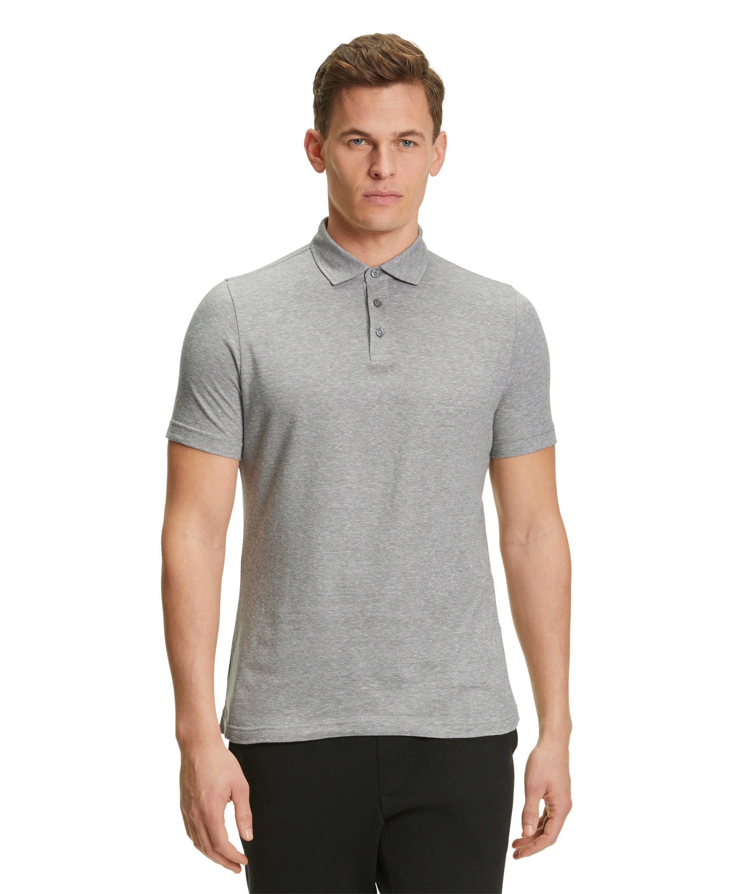FALKE Poloshirt (1-tlg., 1) mit Leinenanteil