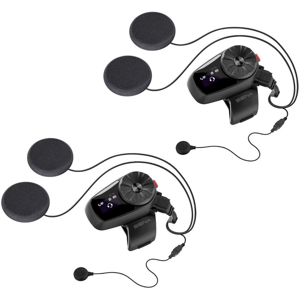Sena Motorradhelm Sena 5S Kommunikationssystem (Doppelset) (1er Set), motorrad kommunkations set