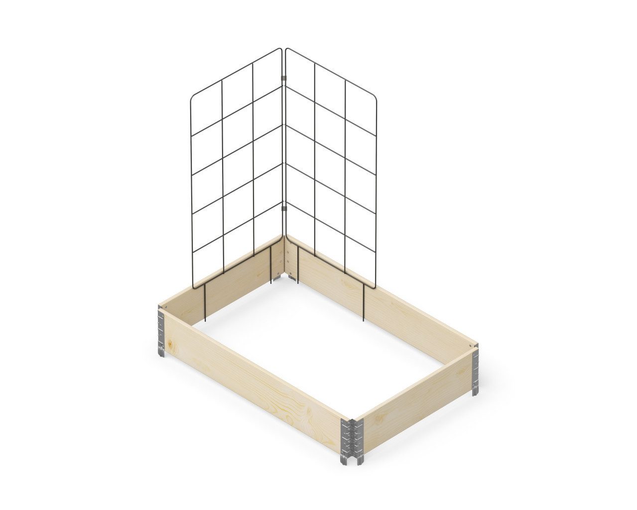 Upyard Rankhilfe Upyard Rankgitter schwarz 120 x 55 cm