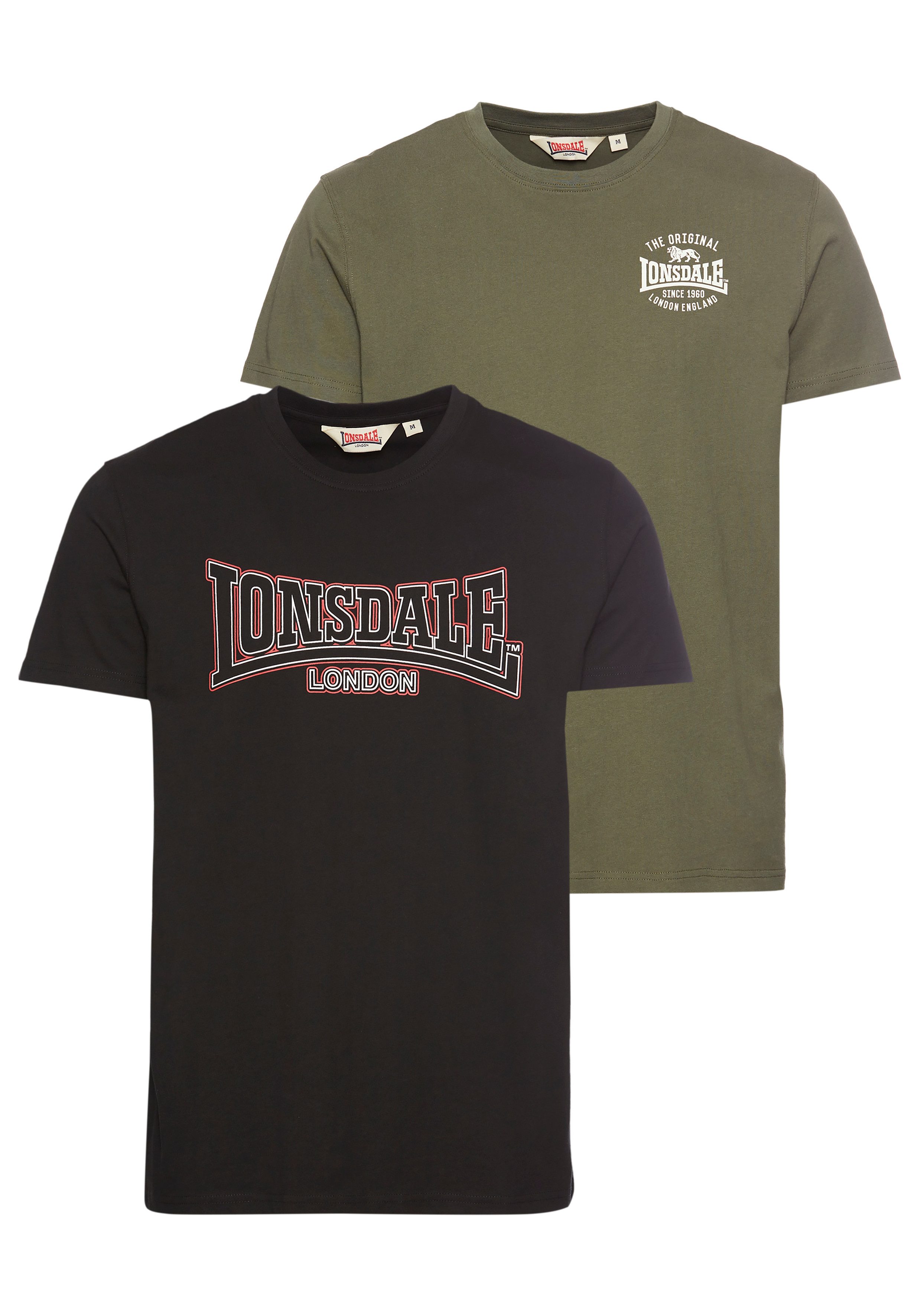 Lonsdale T-Shirt HAWTON (Packung, 2-tlg) Doppelpack günstig online kaufen