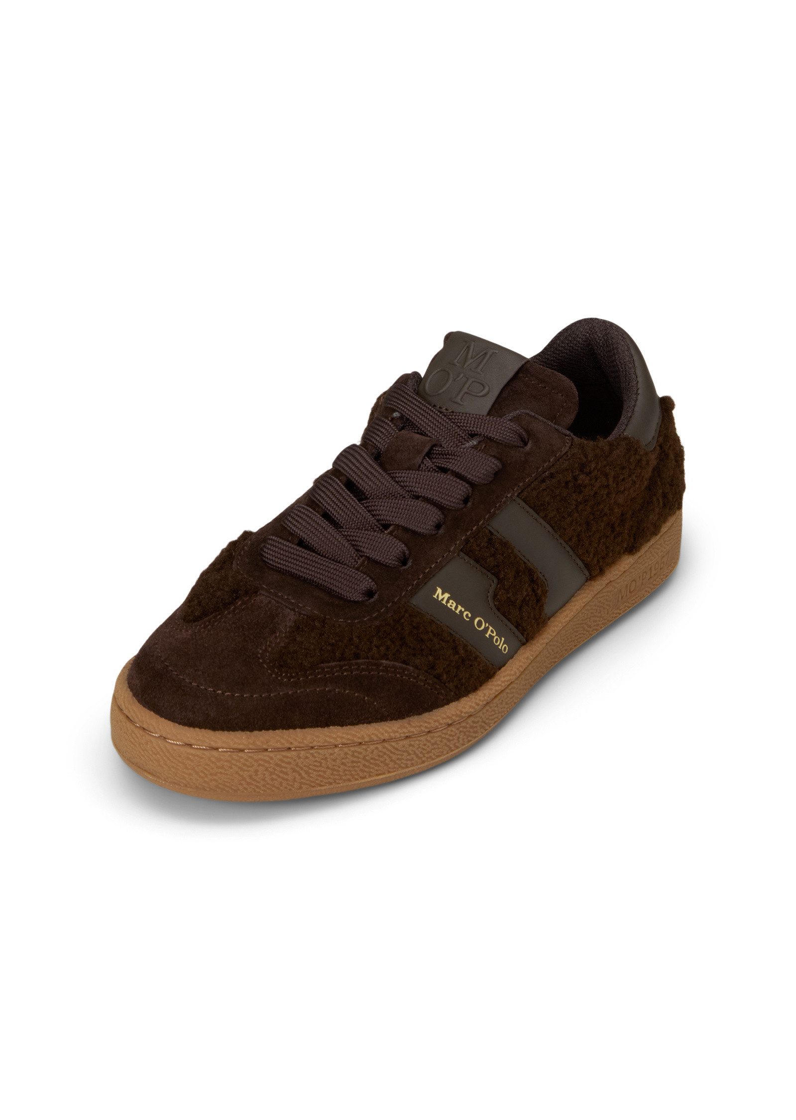 Marc O'Polo aus Leder und Teddyfell Sneaker