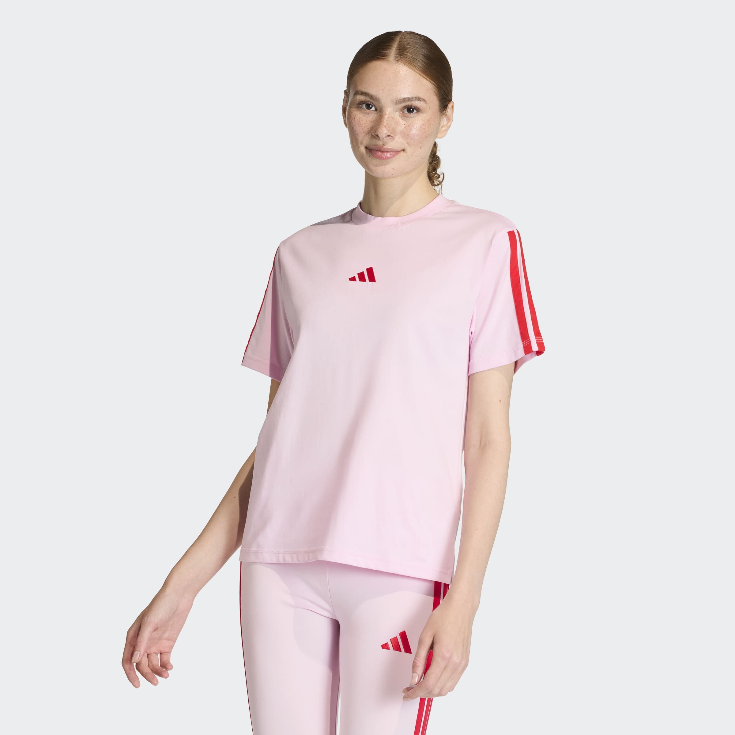 adidas Sportswear T-Shirt W 3S SJ T B klassische 3-Streifen an den Ärmeln, ohne Verschluss. € 27,99