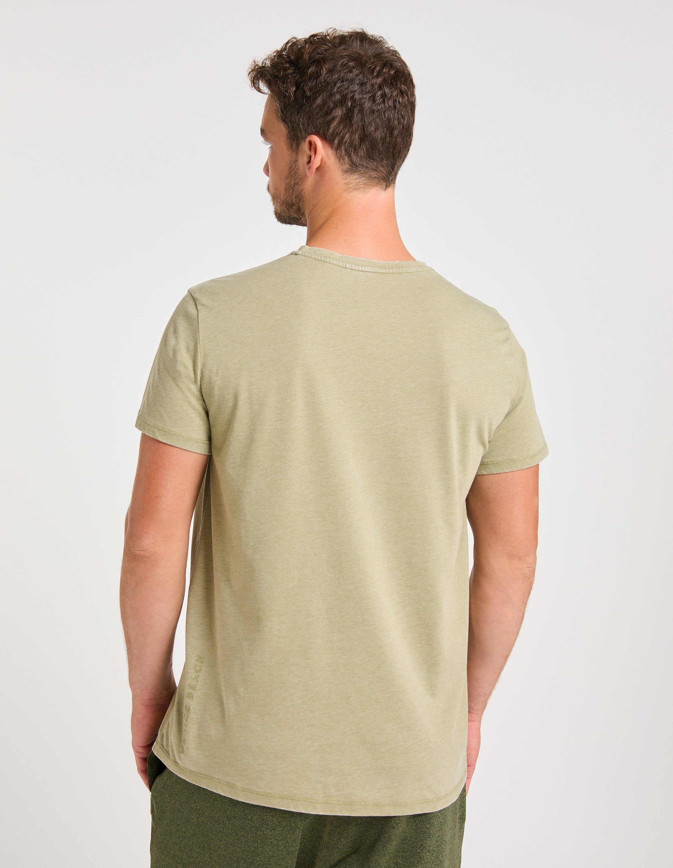 oil Beach Men Venice ALVIN T-Shirt T-Shirt green VB