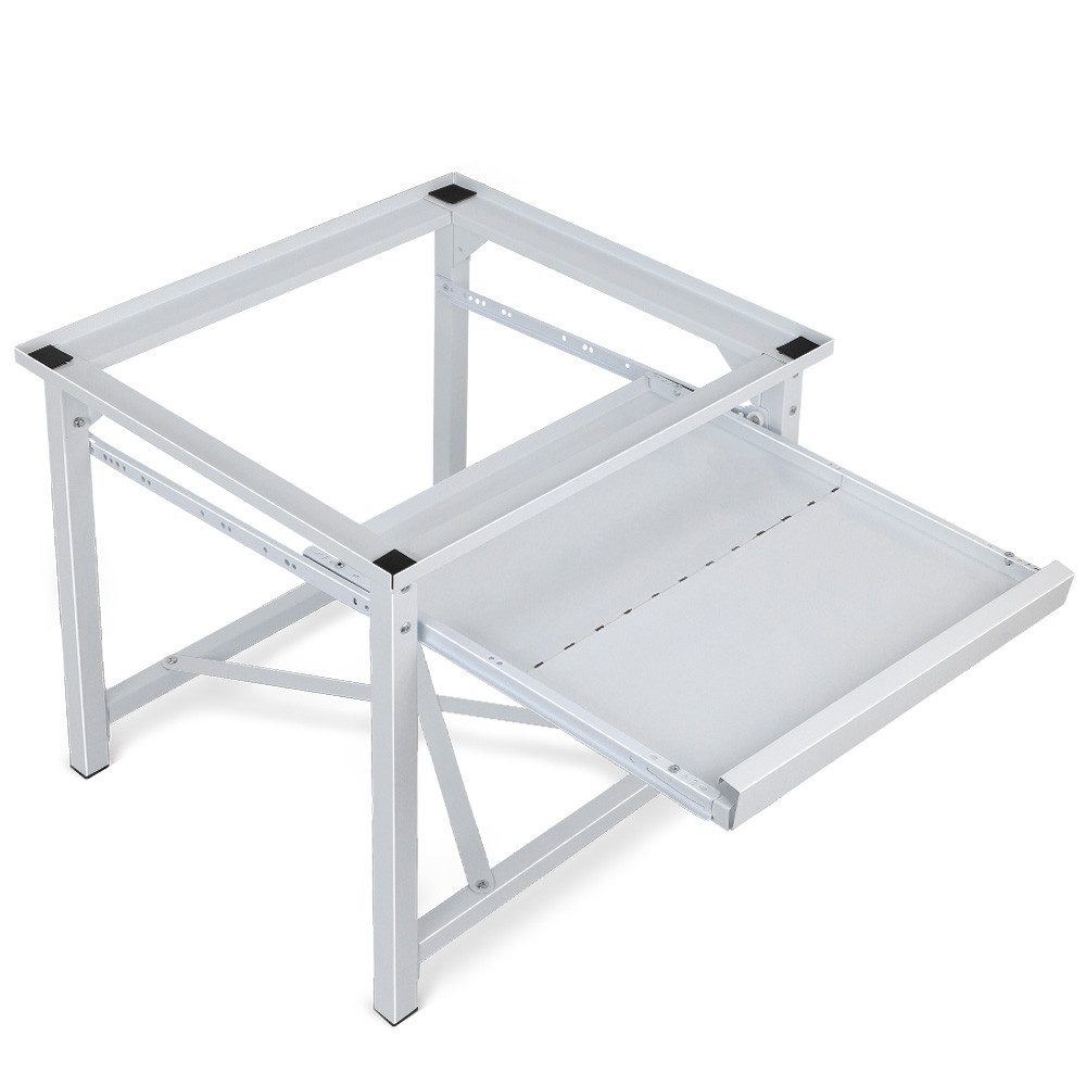 Waschmaschinenuntergestell 63cm Waschmaschinen Untergestell aus Hochwertigem Stahl Höhe 32-52cm