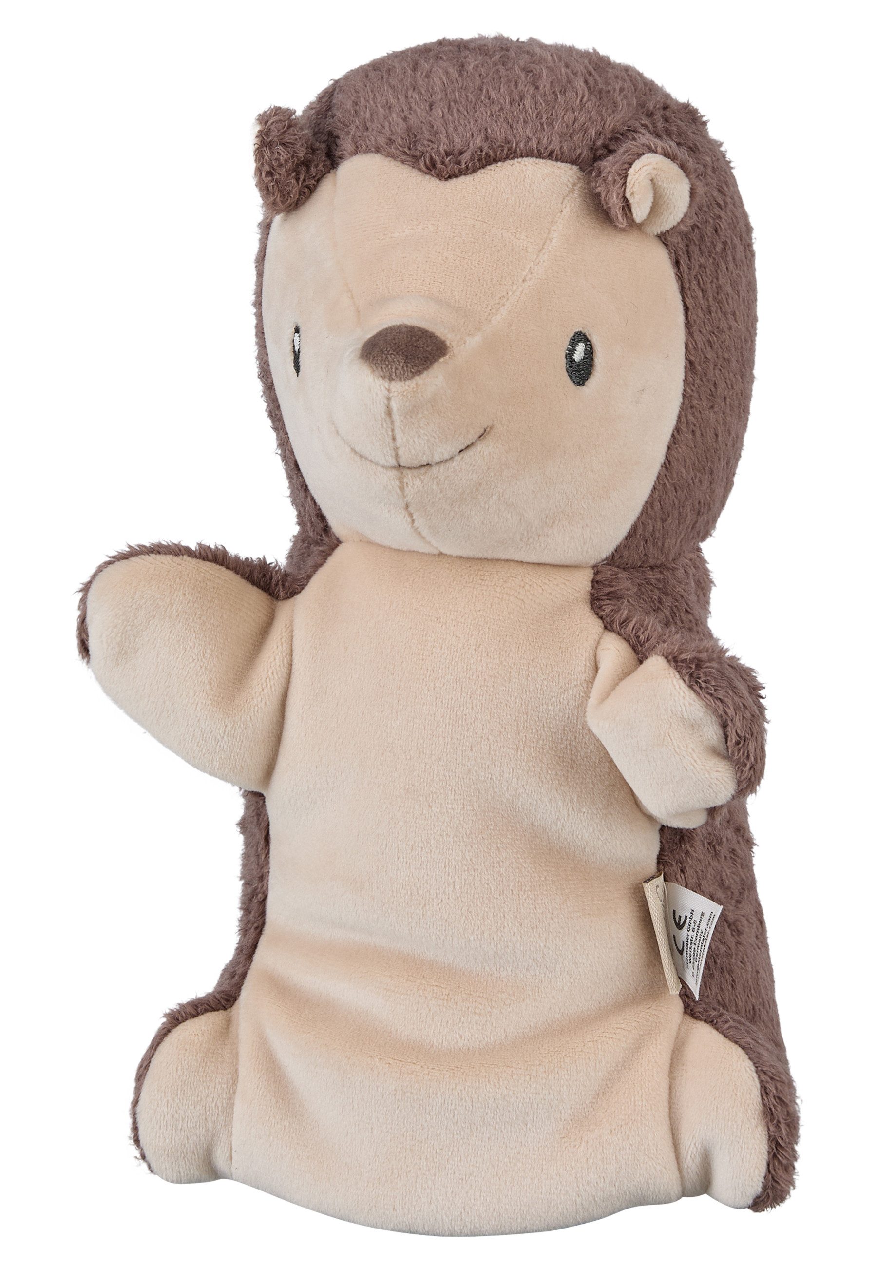 Sterntaler® Handpuppe Handpuppe Igel (Set, 1-tlg), weich, ansprechendes Design, fördern Sprachkenntnis und Kreativität