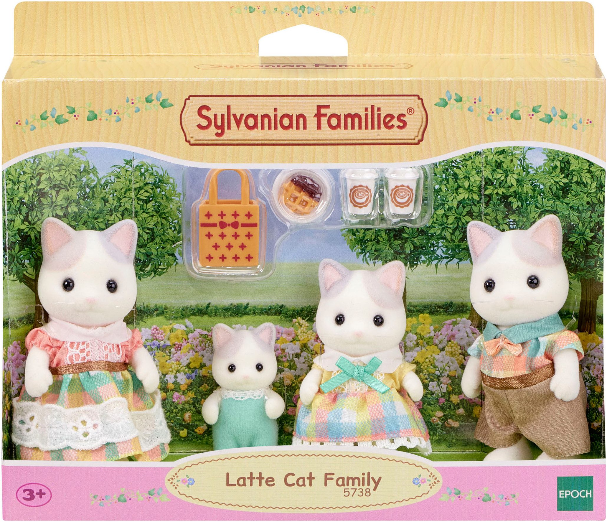 Sylvanian Families Spielfigur Milchkatzen Familie (5738)