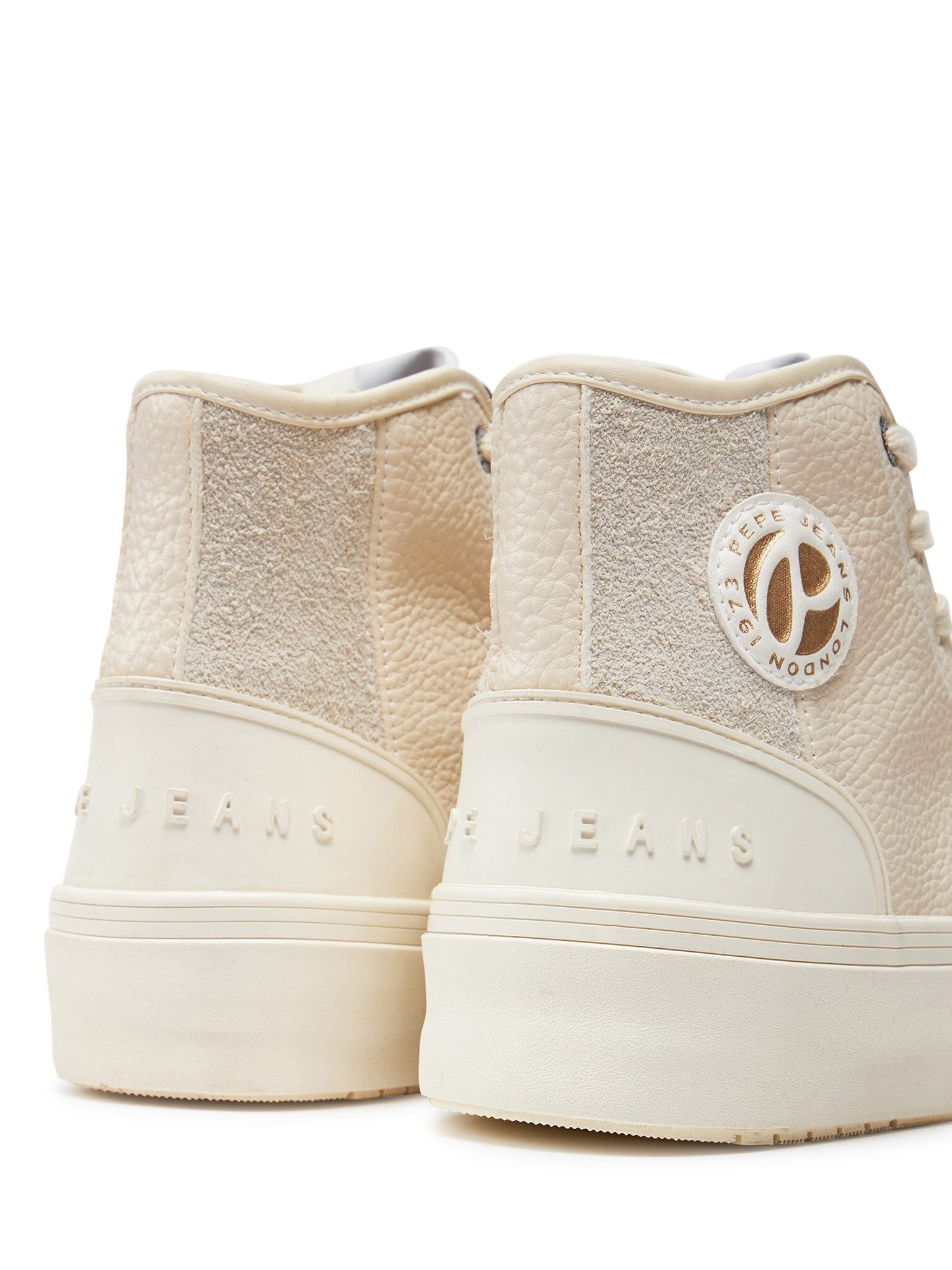 Sneakers aus Stoff PLS31576 Écru Sneaker