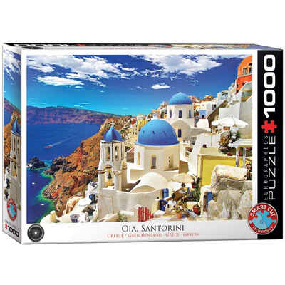 Puzzle Oia auf Santorini Griechenland, 1000 Puzzleteile