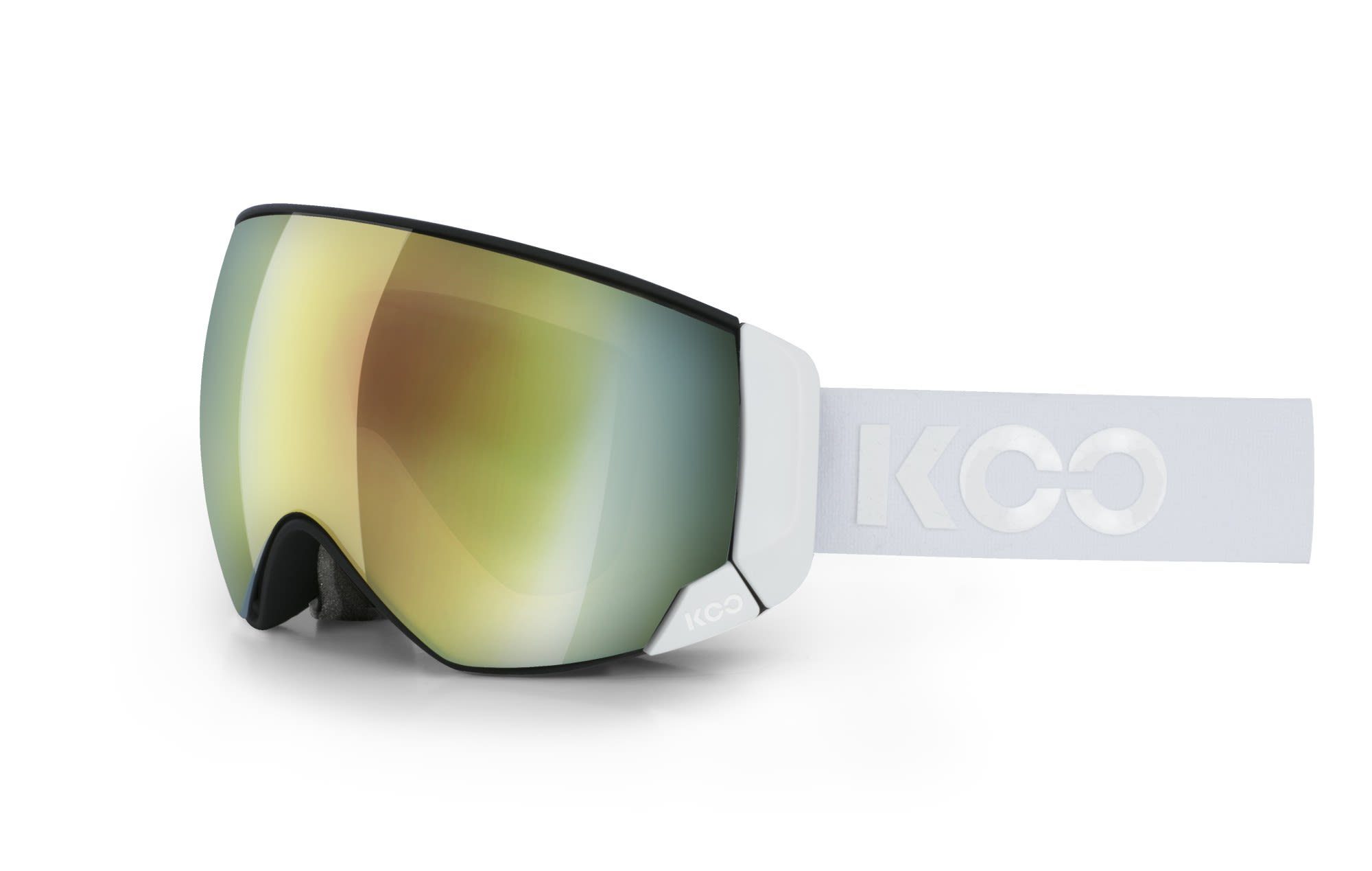 Kask Skibrille Koo Enigma Shadow Accessoires White - Gold Mirror