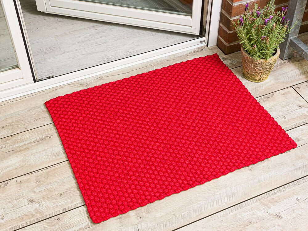 PAD Teppich Pad Outdoor Matte UNI Rot 72x92 cm