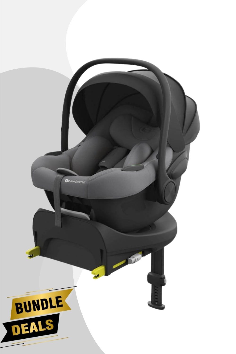 Kinderkraft Babyschale Kinderautositz i-Lite mit Endura Safe FX Basis