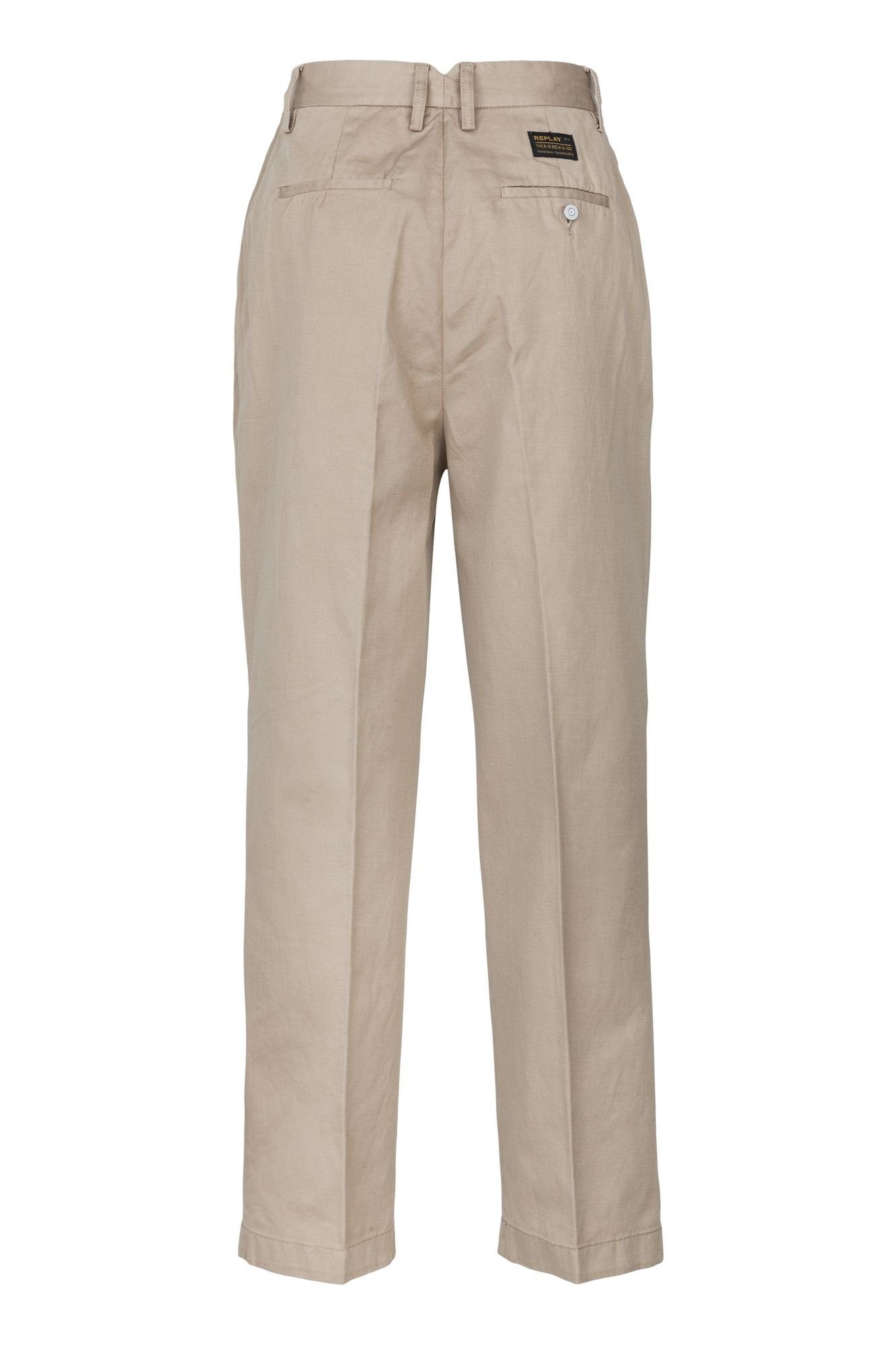 Replay Leinenhose COTTON LINEN CAVALRY TWILL günstig online kaufen