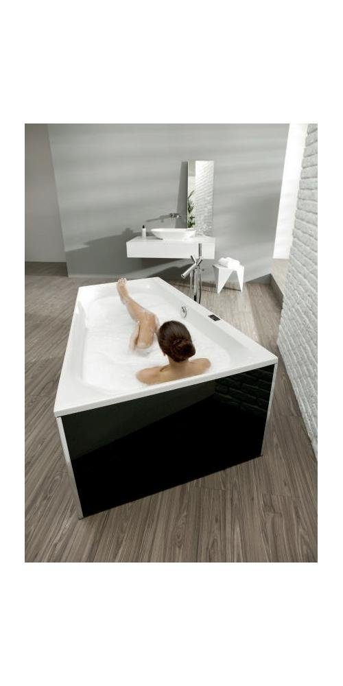 HOESCH Badewanne Trapez-Badewanne THASOS 1750 x 1100 x 490 mm, rechte Ausführung weiß