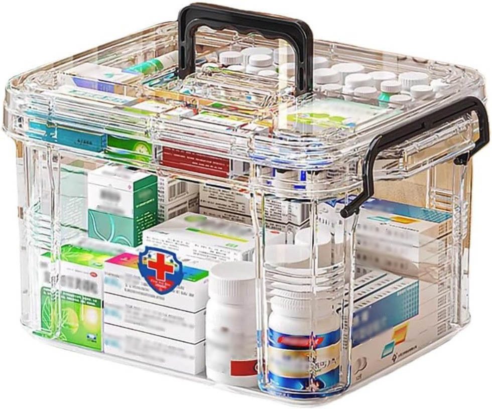 Coonoor Aufbewahrungsbox Große Kapazität Medikamenten-Aufbewahrungsbox( drei verschiedene Stile) , Staubschutz-Aufbewahrungsbox für den Heimgebrauch