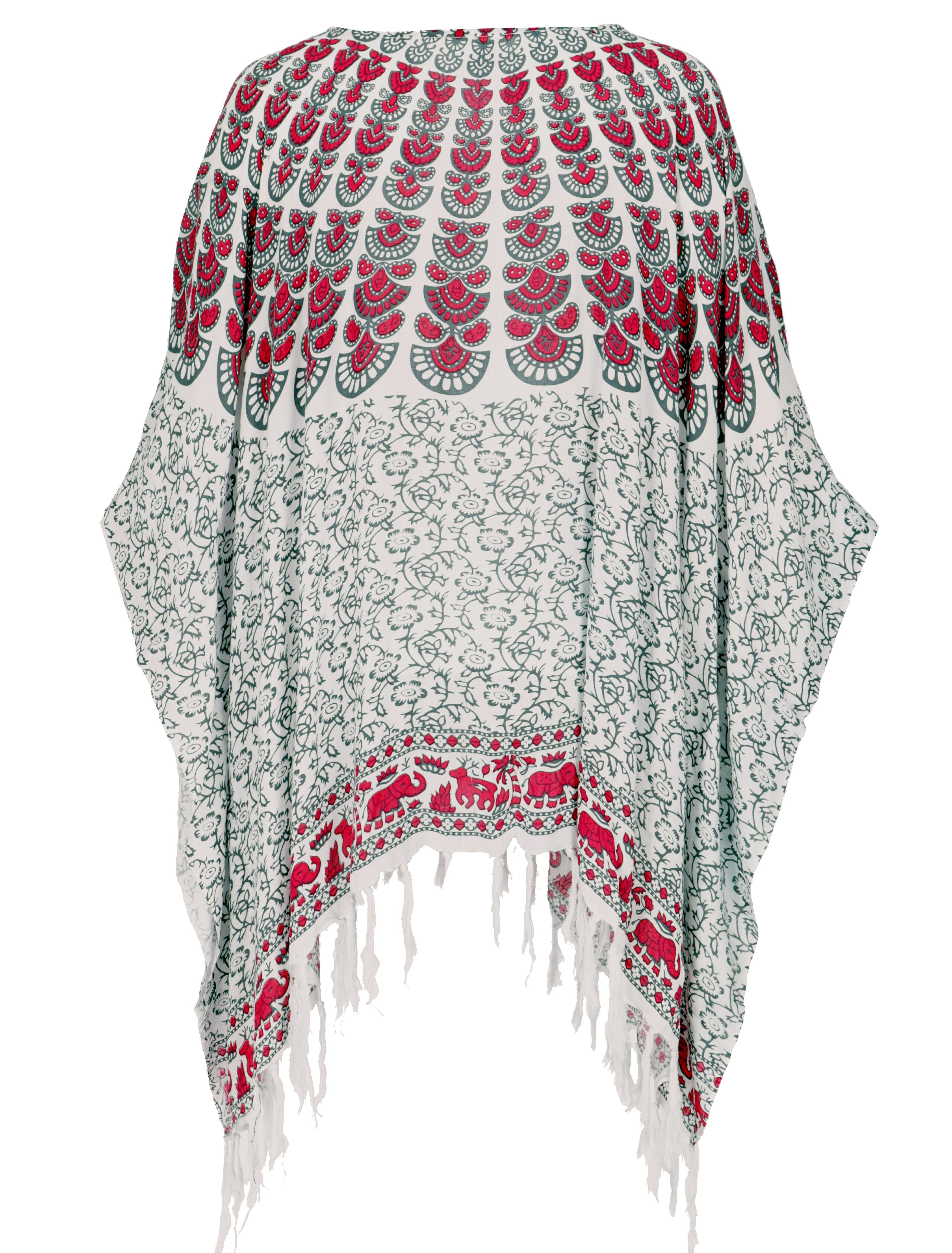 Guru-Shop Longbluse Kaftan, Ibiza-StyleTunika, Boho Bluse, günstig online kaufen