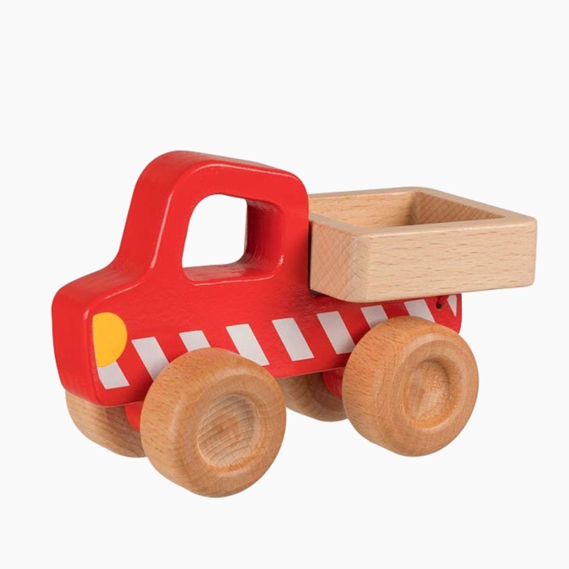 goki Spielzeug-Baumaschine Kipper, Massiv Holz