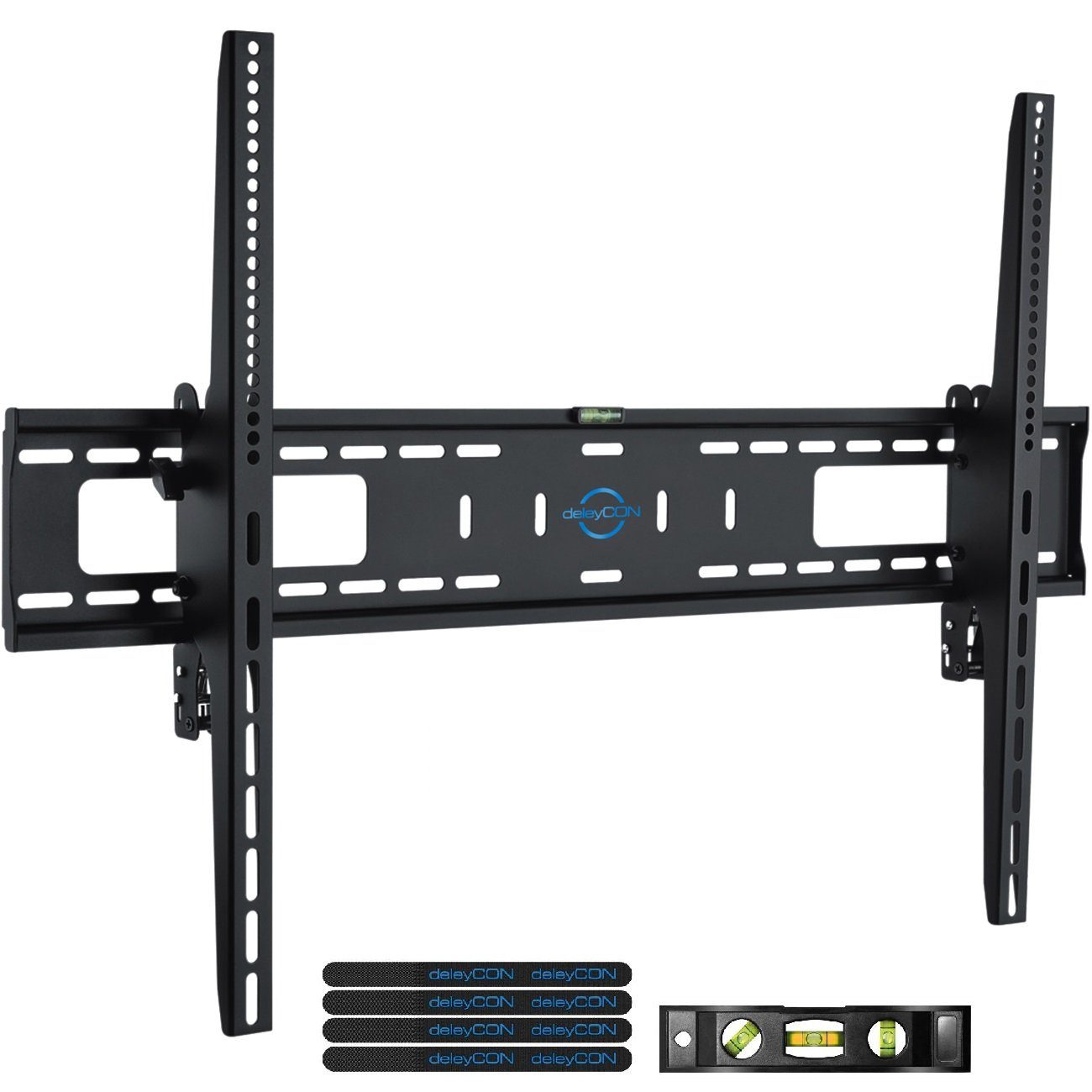 deleyCON TV-Wandhalterung deleyCON TV Wandhalterung 60"-100" Zoll (152-254cm) Neigbar 75Kg VESA
