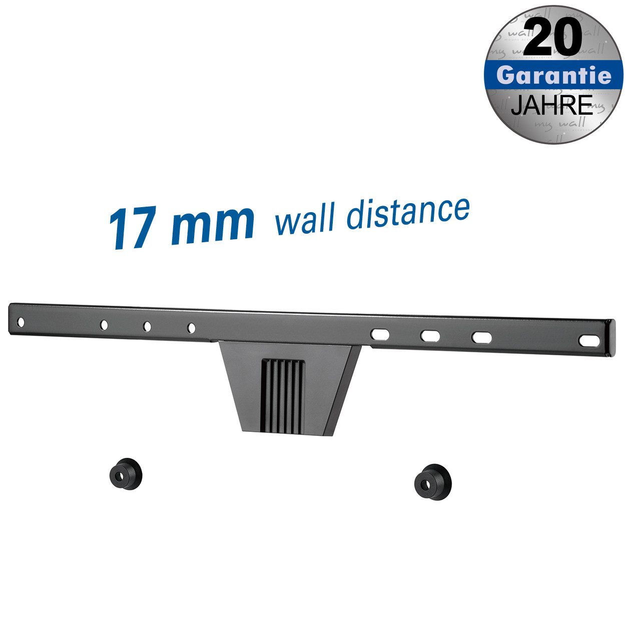 my wall TV-Wandhalterung HL35L, (bis 80 Zoll, flacher Wandhalter für große TV)