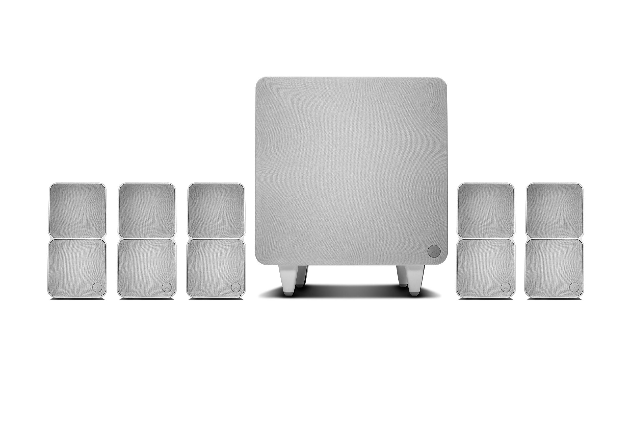 Cambridge Audio Minx 325 Heimkino 5.1 Lautsprecher SET weiss 5.1 Lautsprecher System
