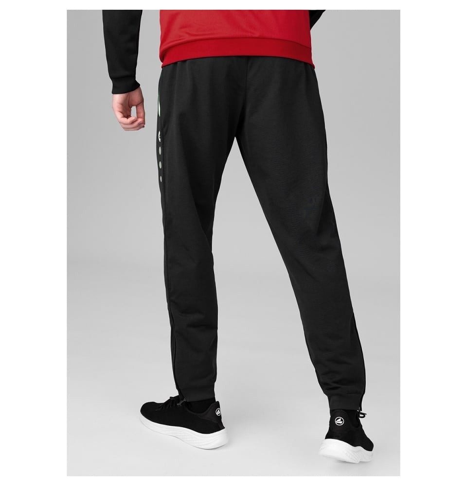 Jako Trainingshose Allround (100% Polyester) lang schwarz/weiss Herren günstig online kaufen
