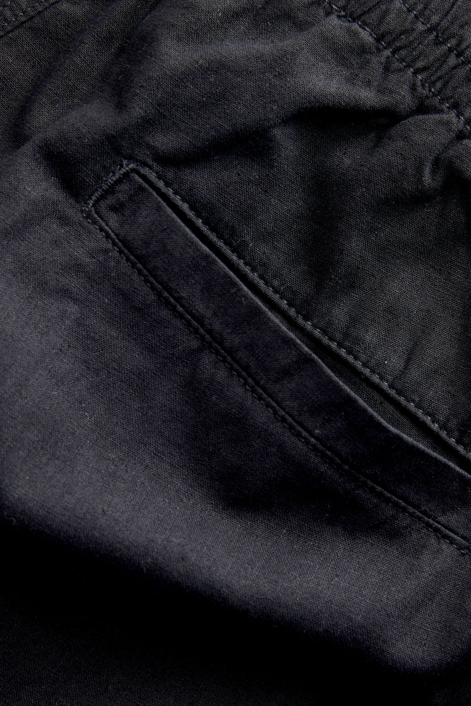 Next Dehnbund-Hose Edle Relaxed Fit Hose aus Leinen-Baumwollgemisch (1-tlg)