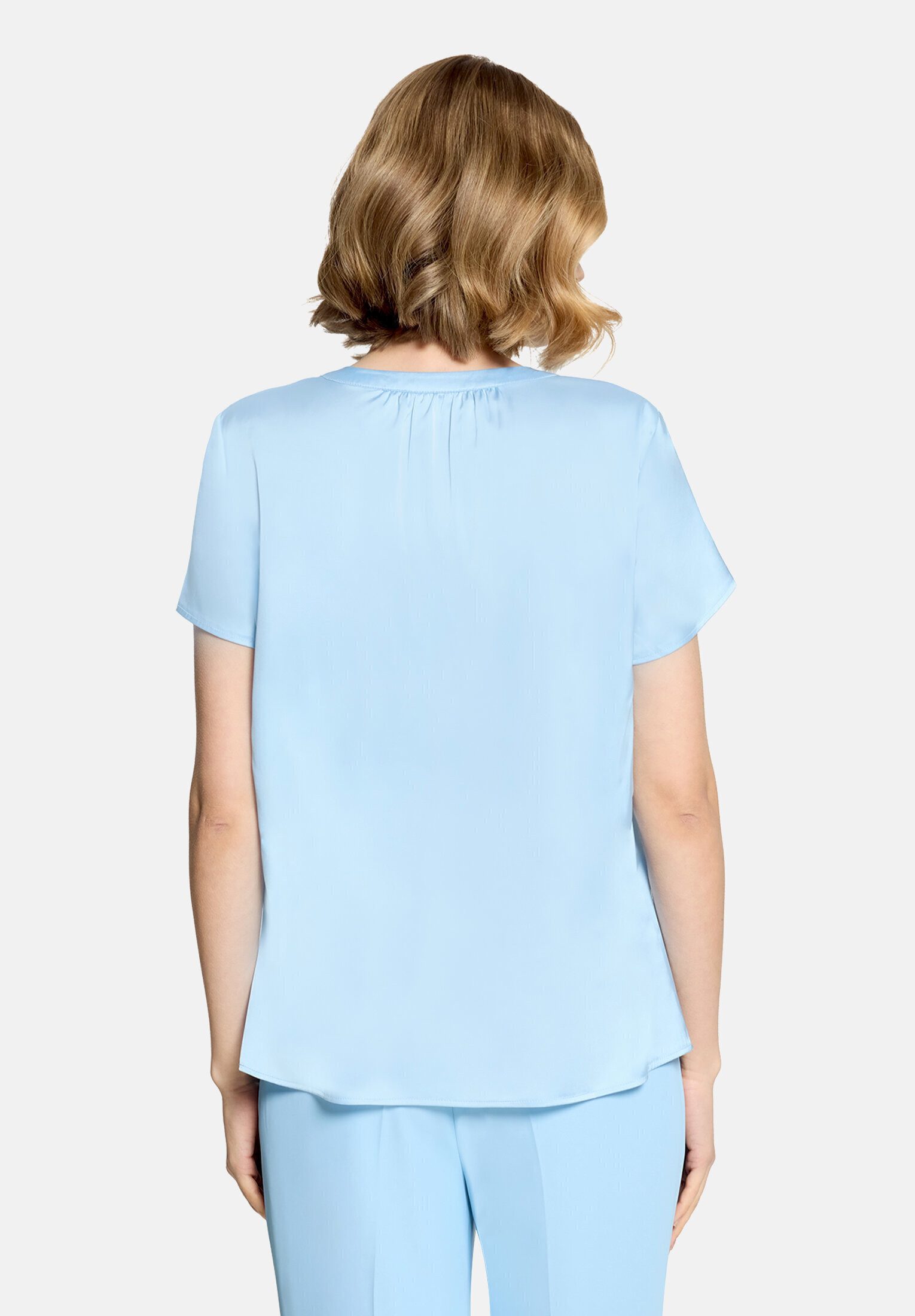 Betty Barclay Satinbluse Damen kurzarm