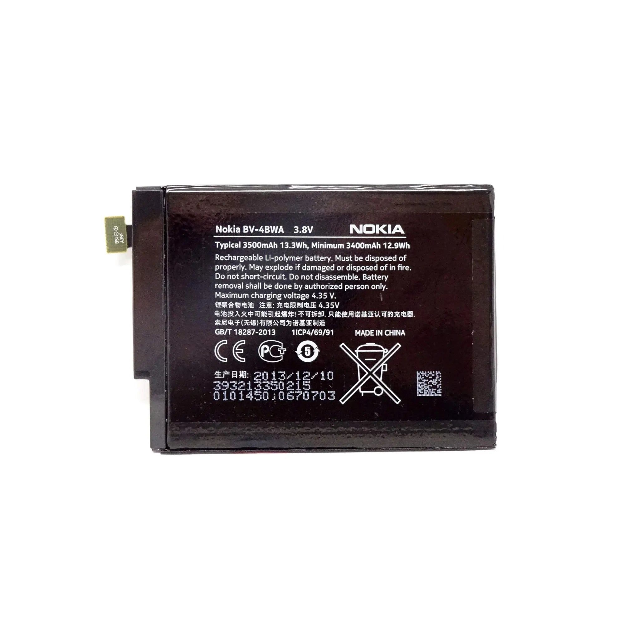 Nokia Akku BV-4BWA Li-Ion 3.8 Volt 3500 mAh Handy-Akku 3500 mAh