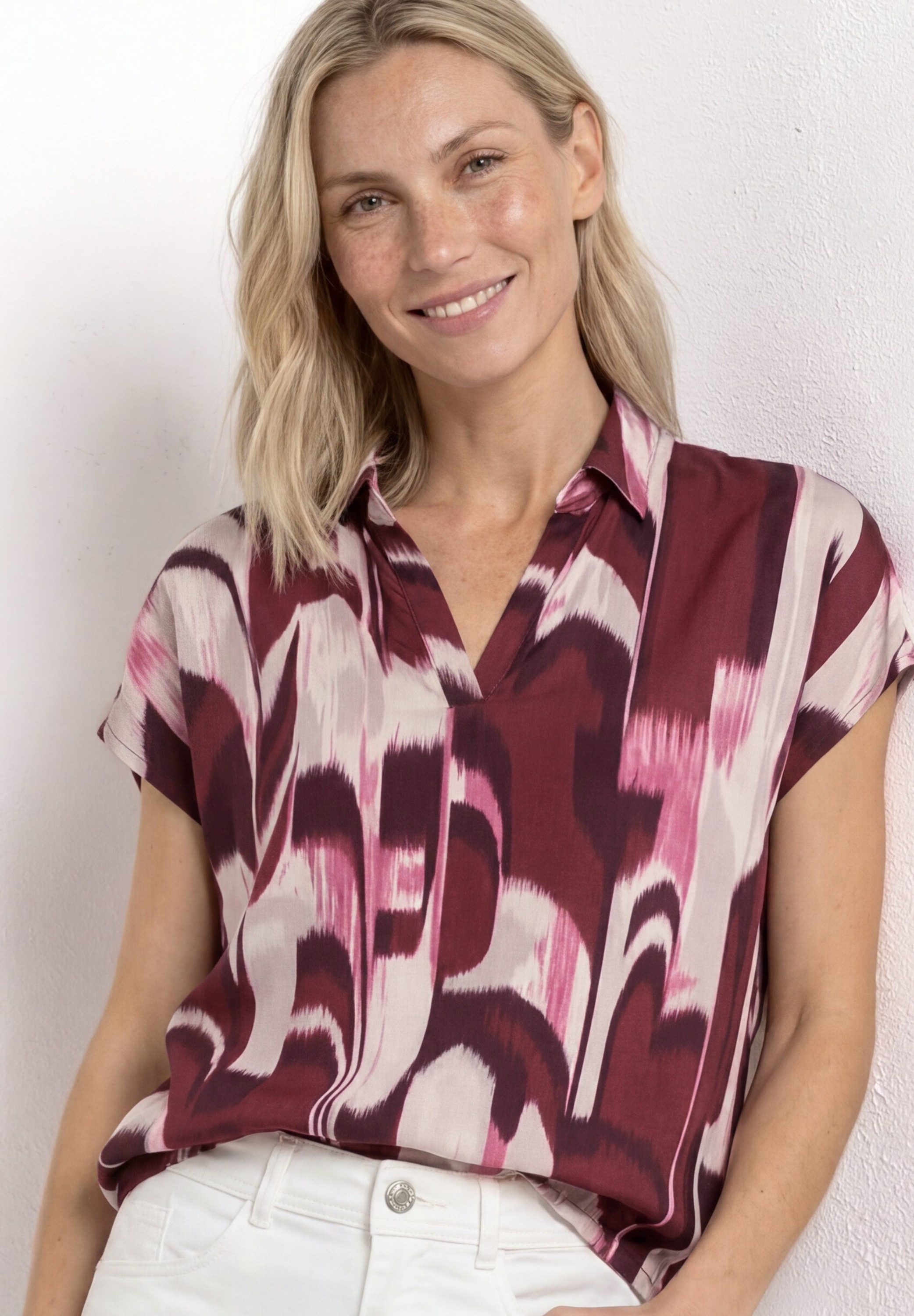 STREET ONE Hemdbluse aus softer Viskose