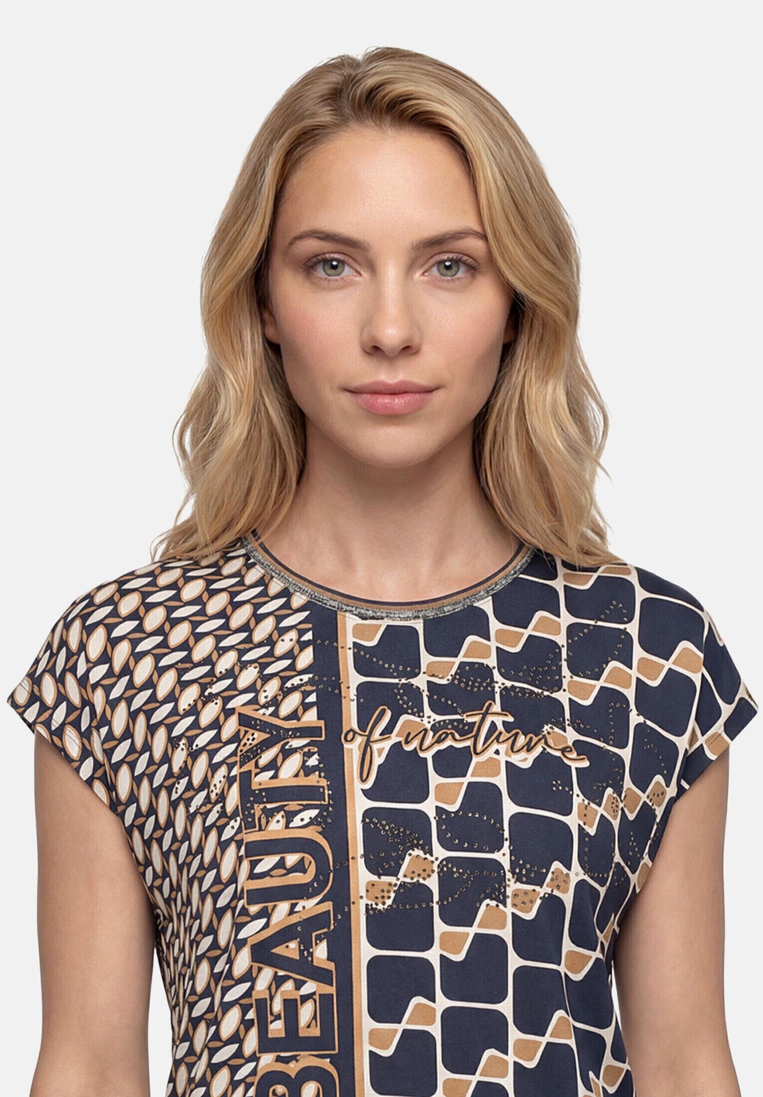 Betty Barclay Kurzarmshirt Damen mit Tunnelzug (1-tlg)