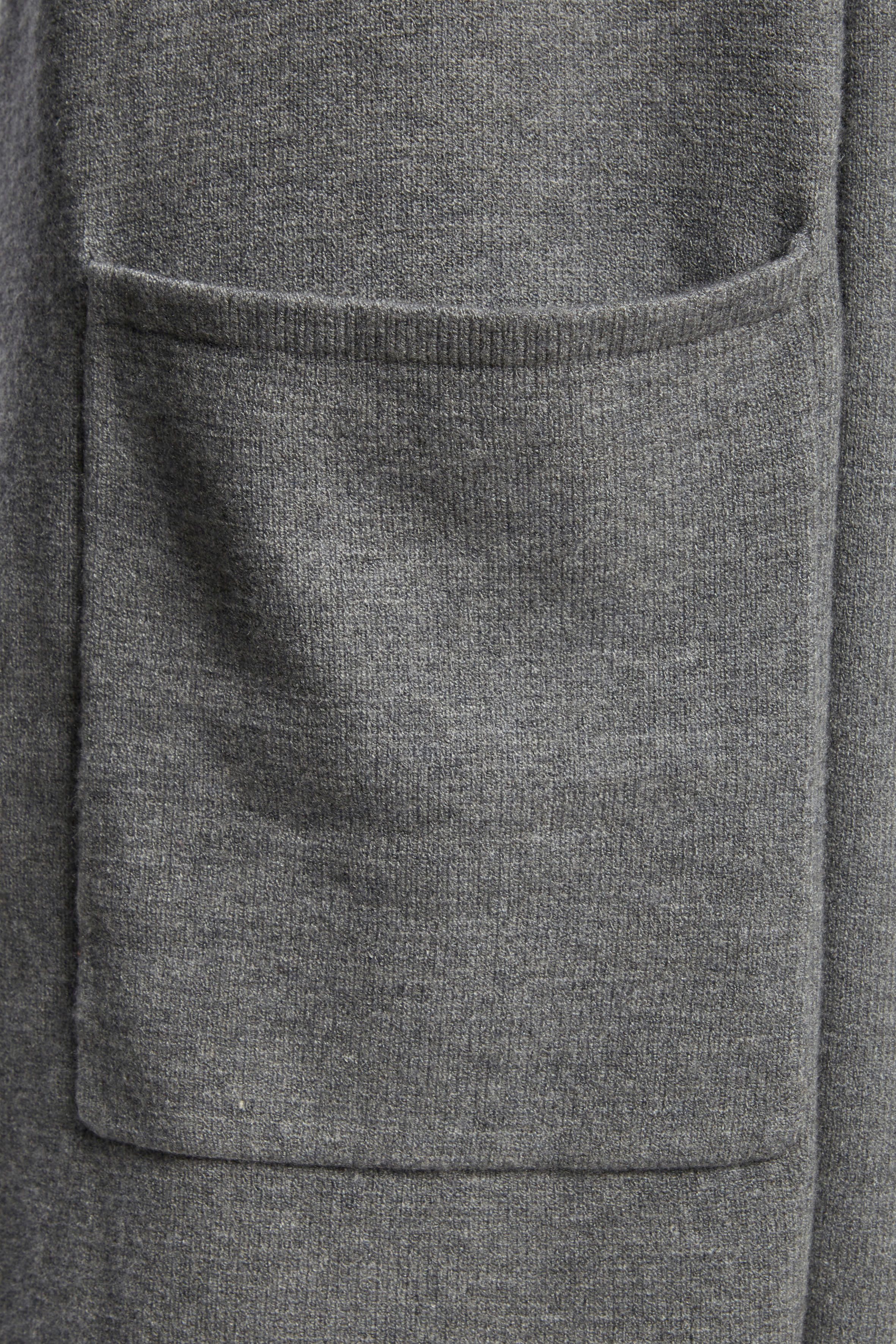 LASCANA Longstrickjacke mit aufgesetzte Taschen und Umlegekragen, Loungewear