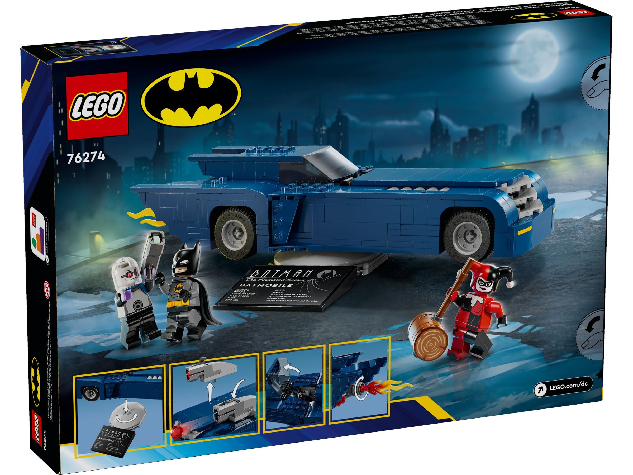 LEGO® LEGO® Super Heroes 76274 Batman™ im Batmobil™ vs. Harley Quinn™ Konstruktionsspielsteine