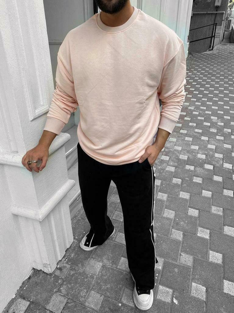 Megaman Jeans Rundhalspullover Oversize Pullover Herren günstig online kaufen