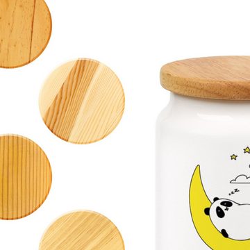 Mr. & Mrs. Panda Vorratsdose Panda Easy - Weiß - Geschenk, Aufbewahrungsdose, Keramikdose, Vorrats, Keramik, (1-tlg), Liebevolles Design