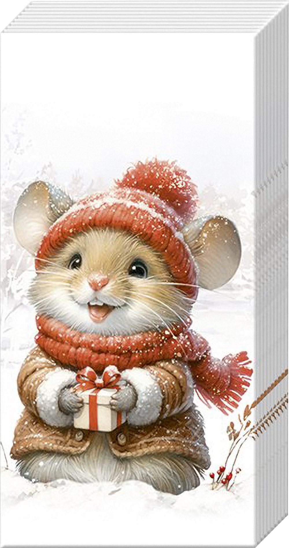 IHR Papiertaschentücher Elly, 21x21cm, 10 Stück