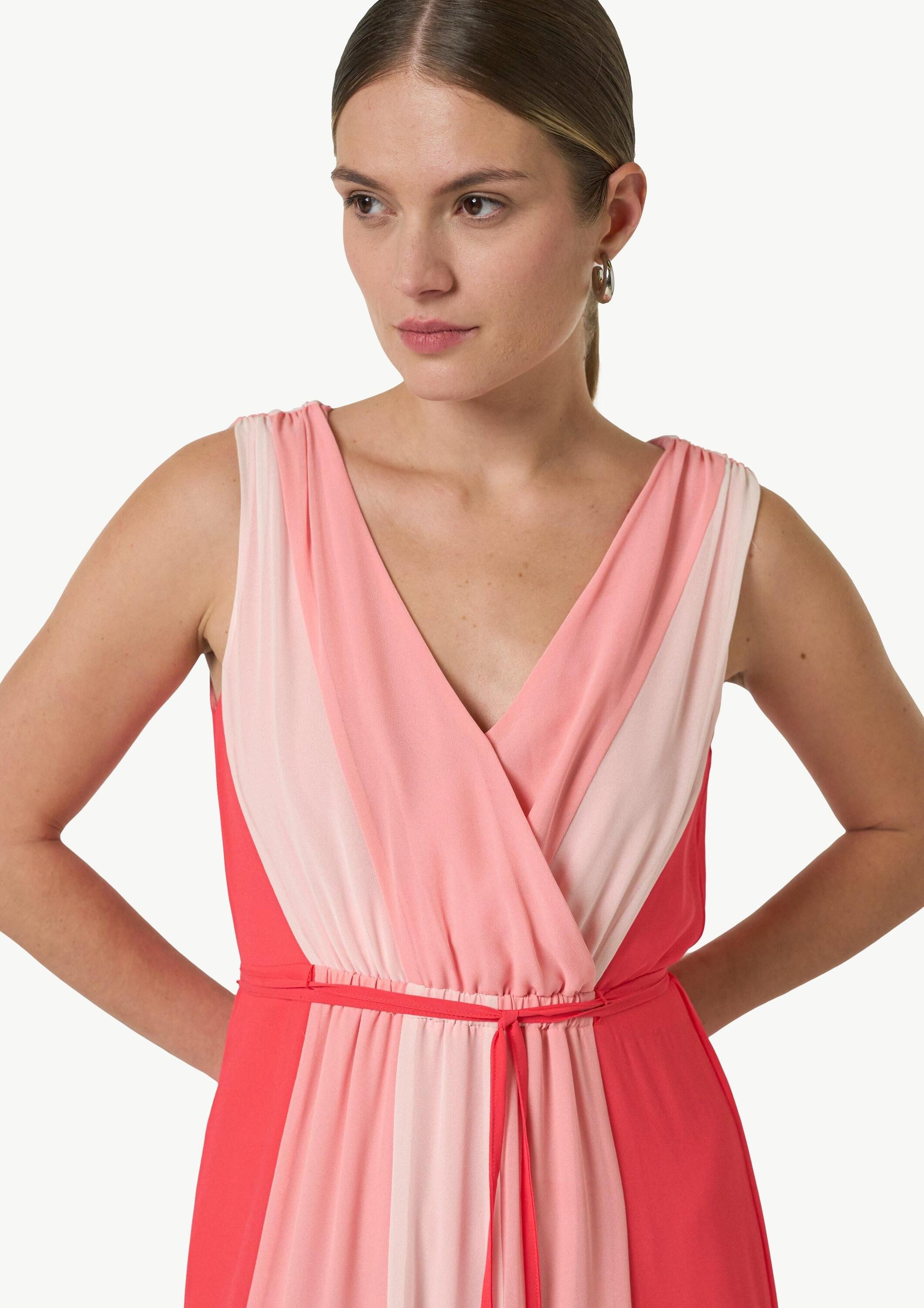 comma Minikleid Kleid Midikleid aus Viskose – Bild 4 von 5