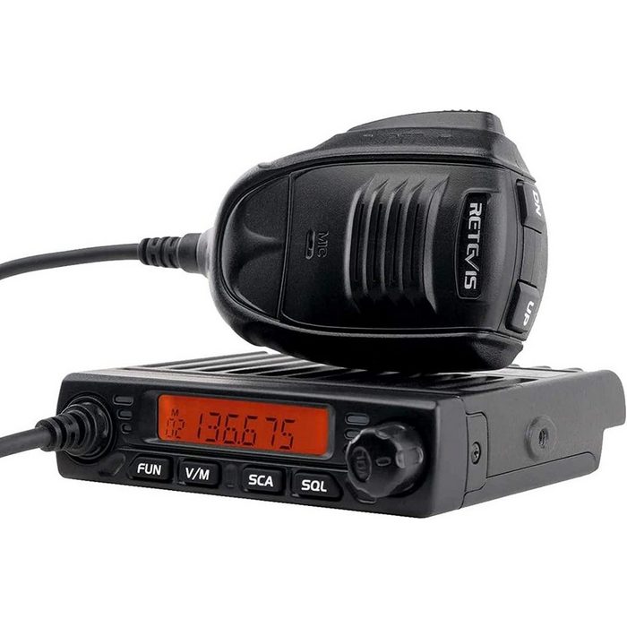 Retevis Walkie Talkie RT98 Mobiler Transceiver 199 Kanäle CTCSS/DCS DTMF VHF Mini Funkgerät