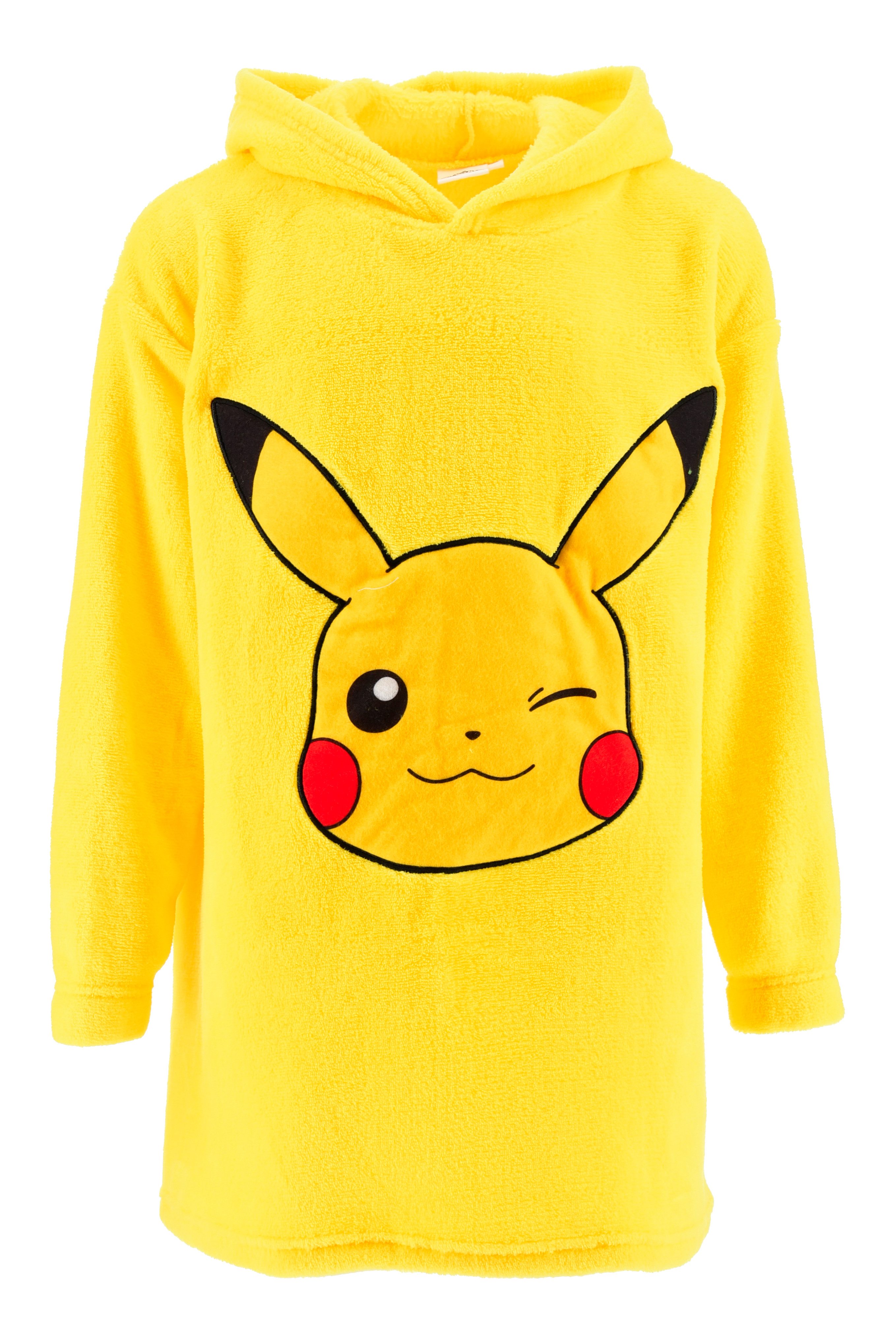 POKEMON JUEGO DE CARTAS Kapuzenpullover Pokemon Pikachu Kapuzenpullover, Oversized, Gelb, Mit Ohren und Kapuze