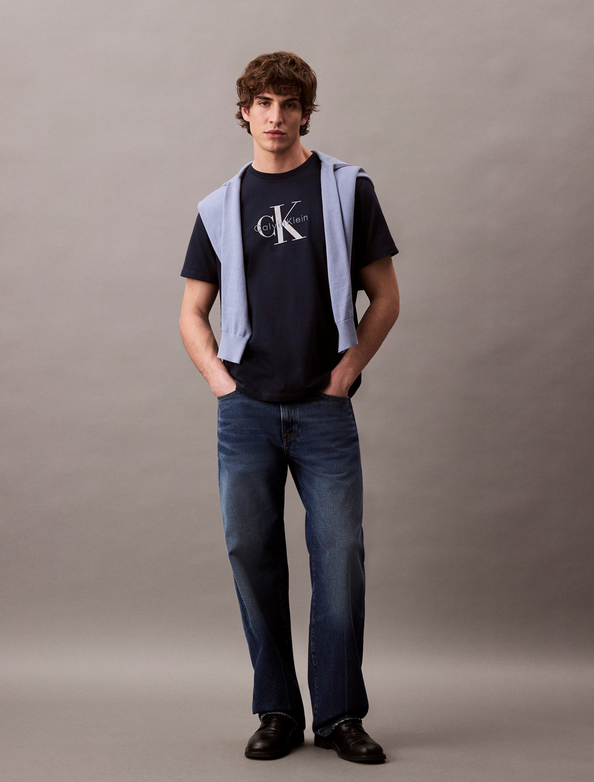 Calvin Klein Jeans T-Shirt SS Hero Monologo Tee 20s Mit Rundhalsausschnitt, regular fit