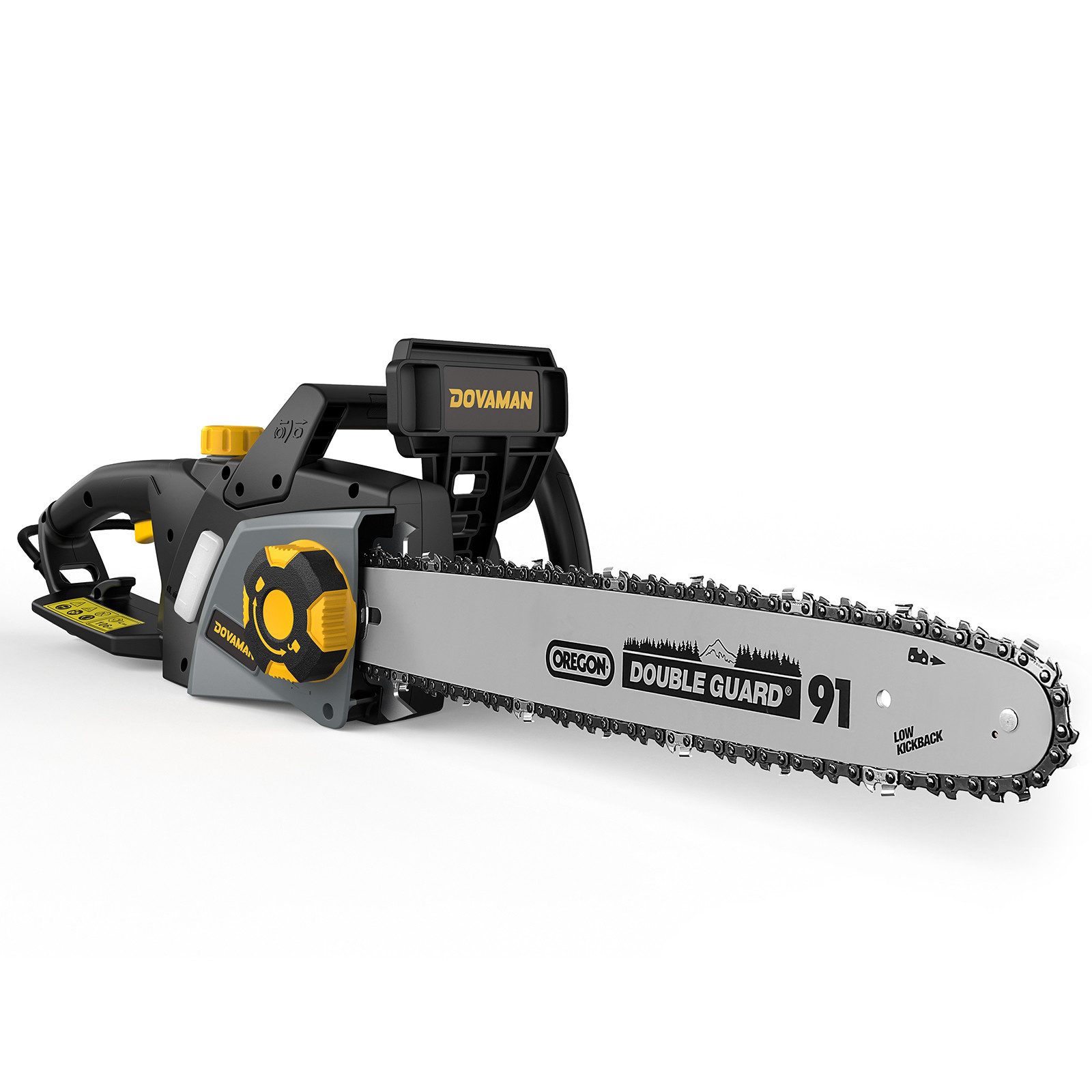 DOVAMAN Elektro-Kettensäge 2400W Werkzeugloses Ein-Schritt-Spannen, 40cm günstig online kaufen