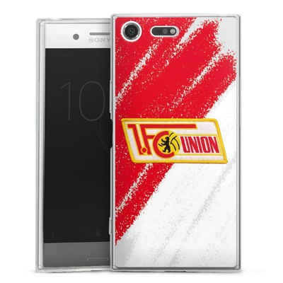 DeinDesign Handyhülle Offizielles Lizenzprodukt 1. FC Union Berlin Logo, Sony Xperia XZ Premium Slim Case Silikon Hülle Ultra Dünn Schutzhülle