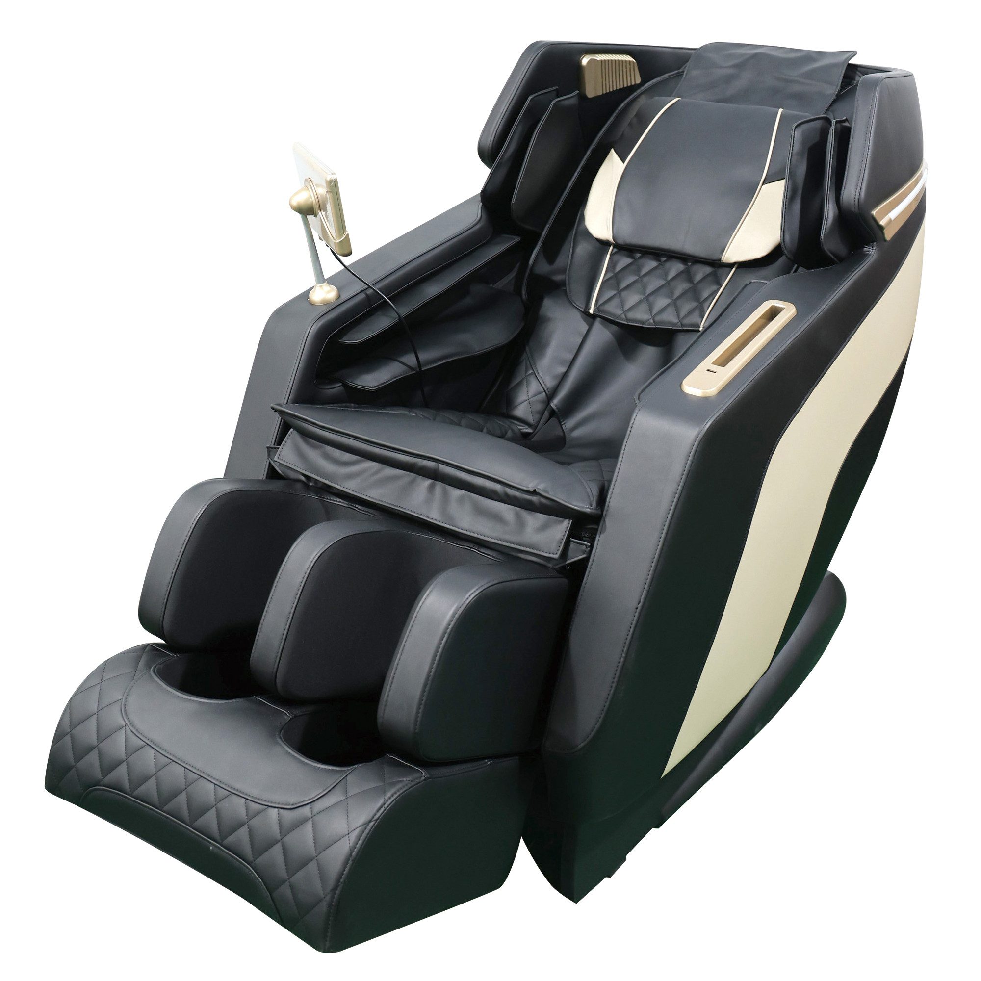 Happy Home Massagesessel 3D-Massage mit L-Schiene, Zero‑Gravity & Ganzkörper-Airbags