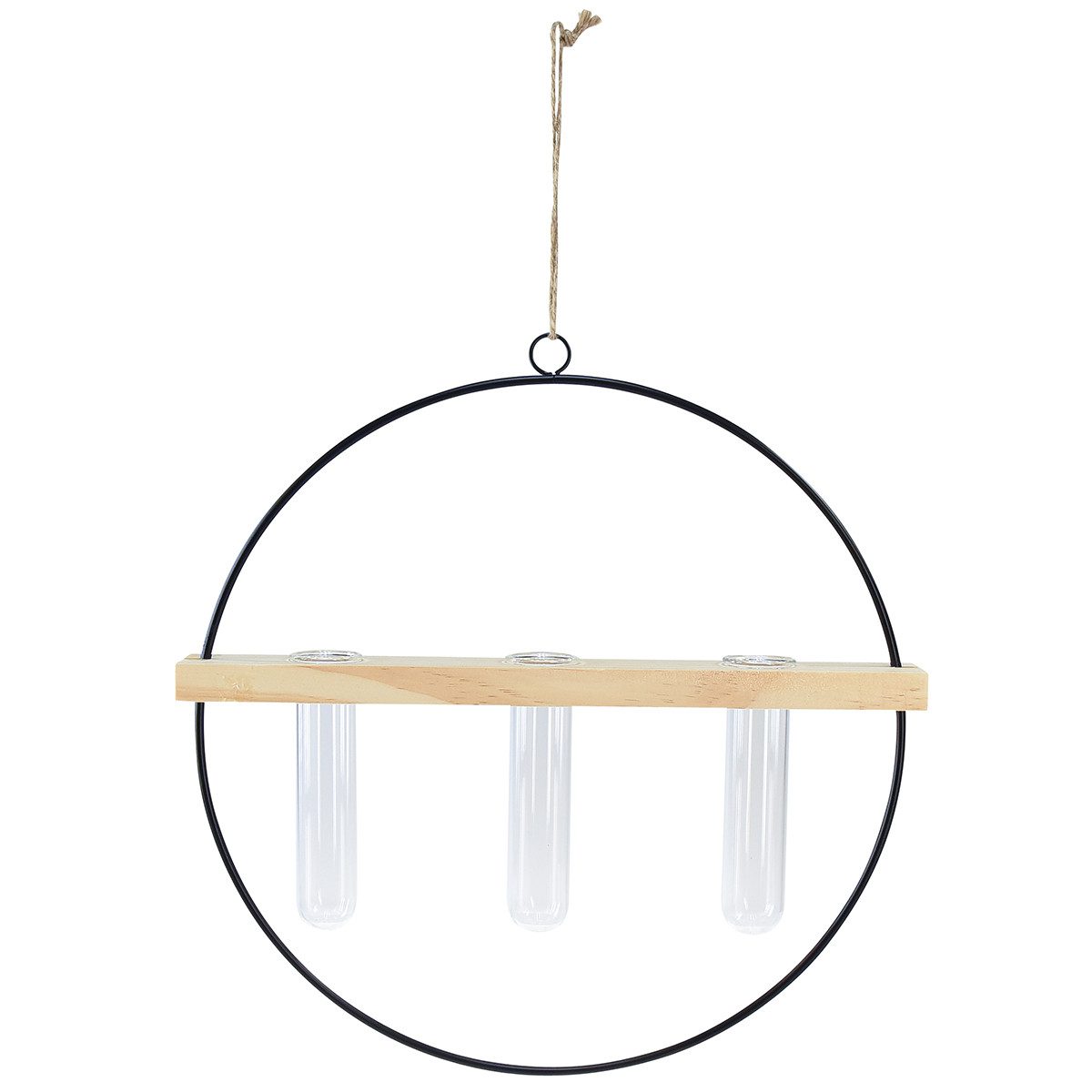 Viana Hängedekoration Reagenzglas Deko Vase, Metallring, günstig online kaufen
