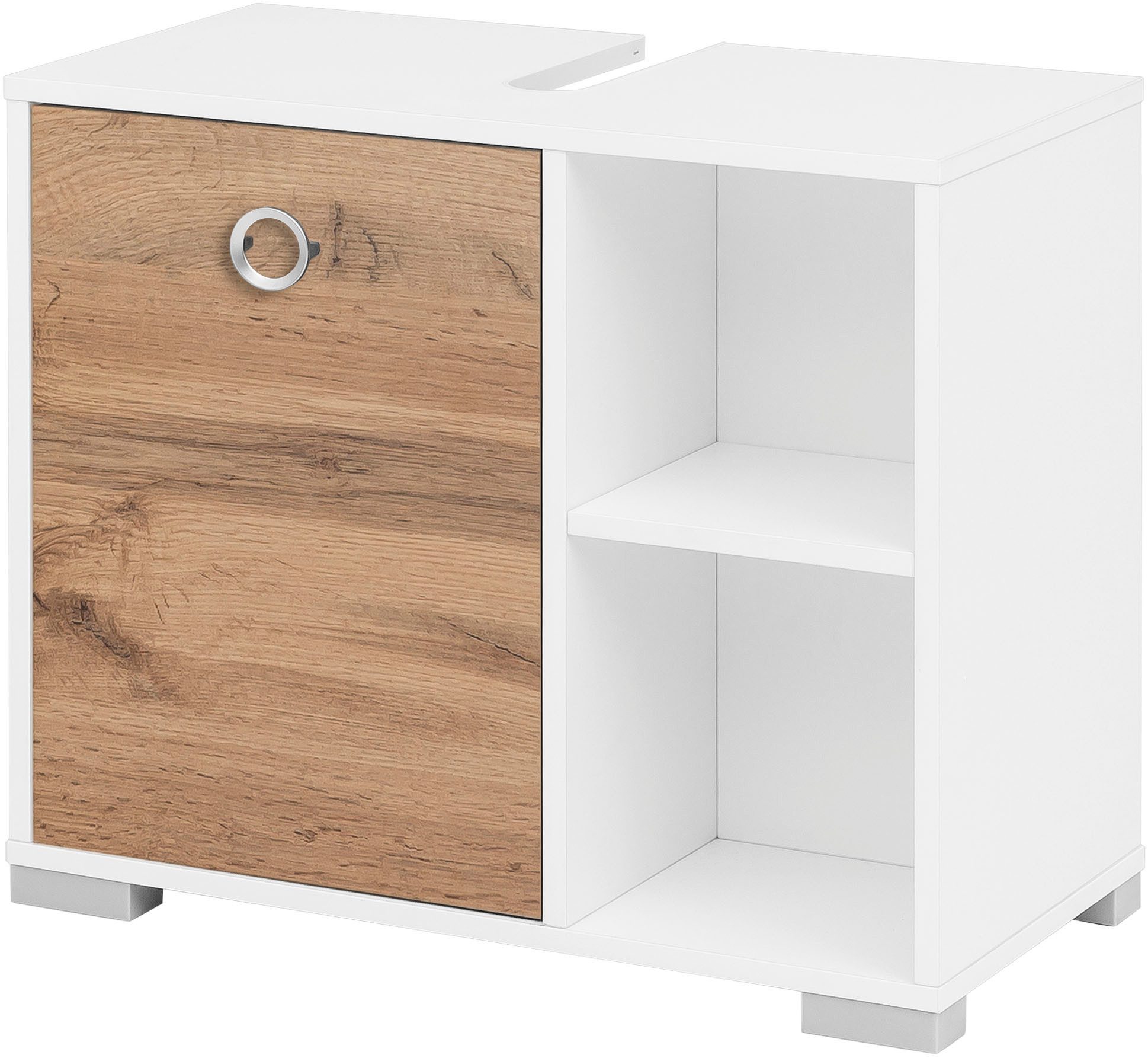 welltime Waschbeckenunterschrank Kimi, Breite 65,3 cm (1-St) Solide Verarbeitung - Dieses Produkt ist in Deutschland gefertigt
