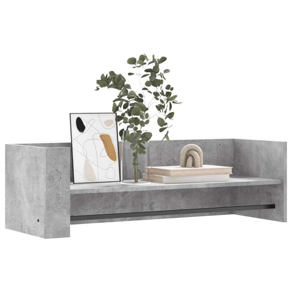 vidaXL Regal Wandregal Betongrau 100x35x30,5 cm günstig online kaufen