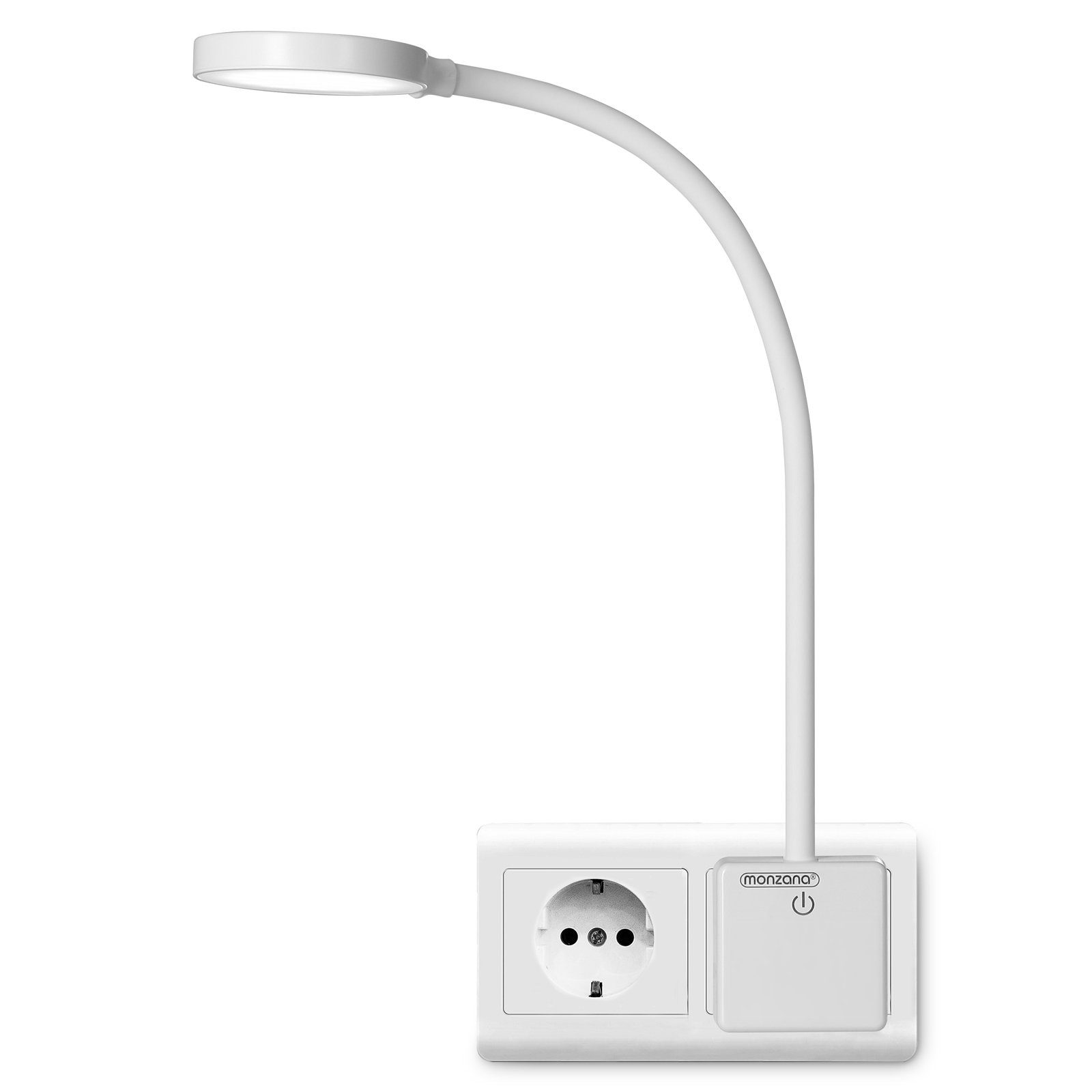 monzana Schreibtischlampe, Wandlicht Iys, LED Steckerlampe günstig online kaufen