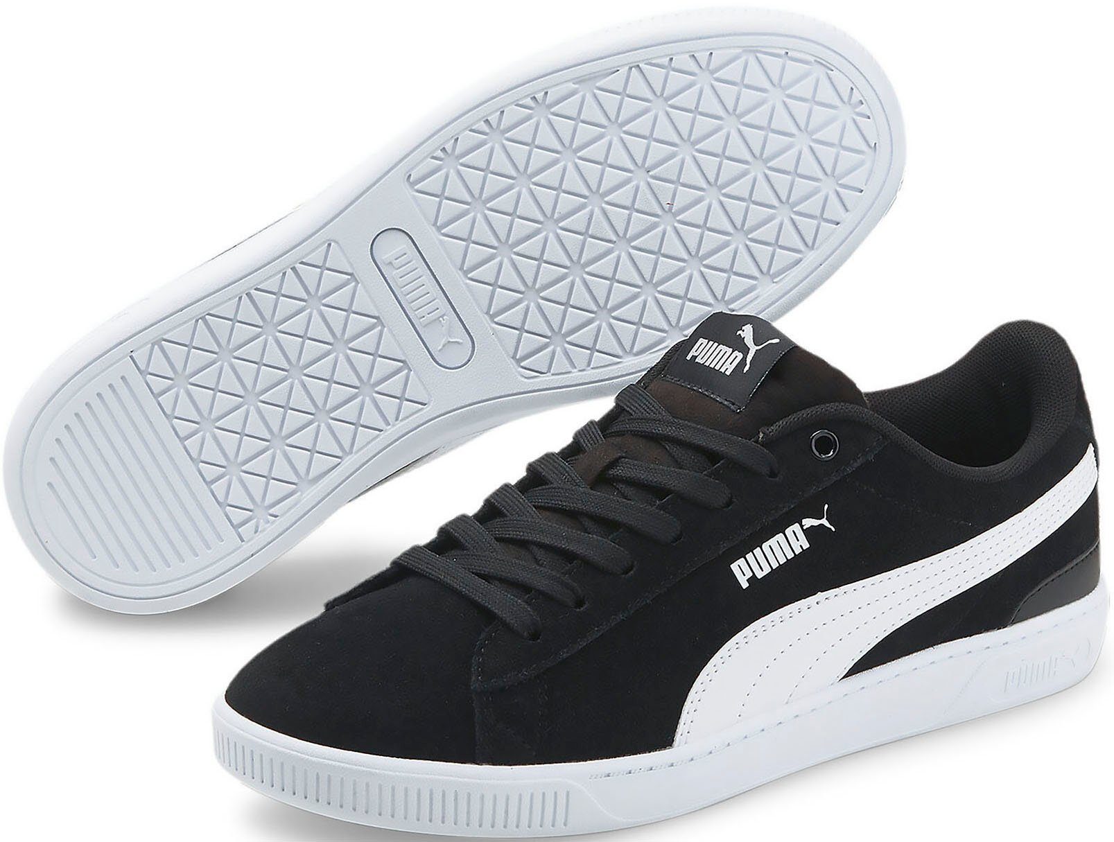 PUMA Vikky v3 Sneaker Black White Silver