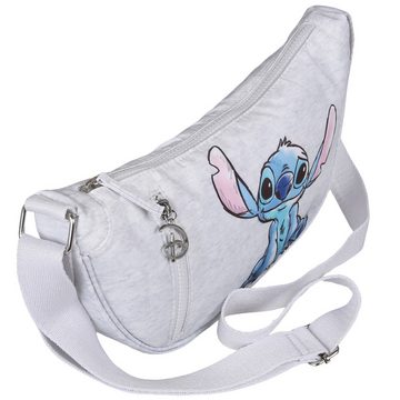 Sarcia.eu Handtasche Disney Stitch Graue Baguette-Umhängetasche, Silberelemente 33x7x18cm